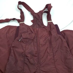Burgundy Overall Snow Suit